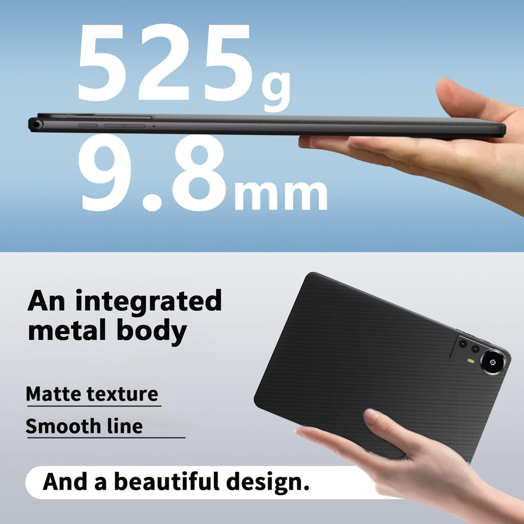 Android 15 Tablet 10 inch Tablets, 20GB RAM 128GB ROM 2TB Expandable, 2.0GHz Quad-core Processor, 2 in 1 Tablet with Keyboard Case Stylus Mouse, 5G WiFi6, BT 5.0, 6000mAh, Widevine L1, GMS, Pink