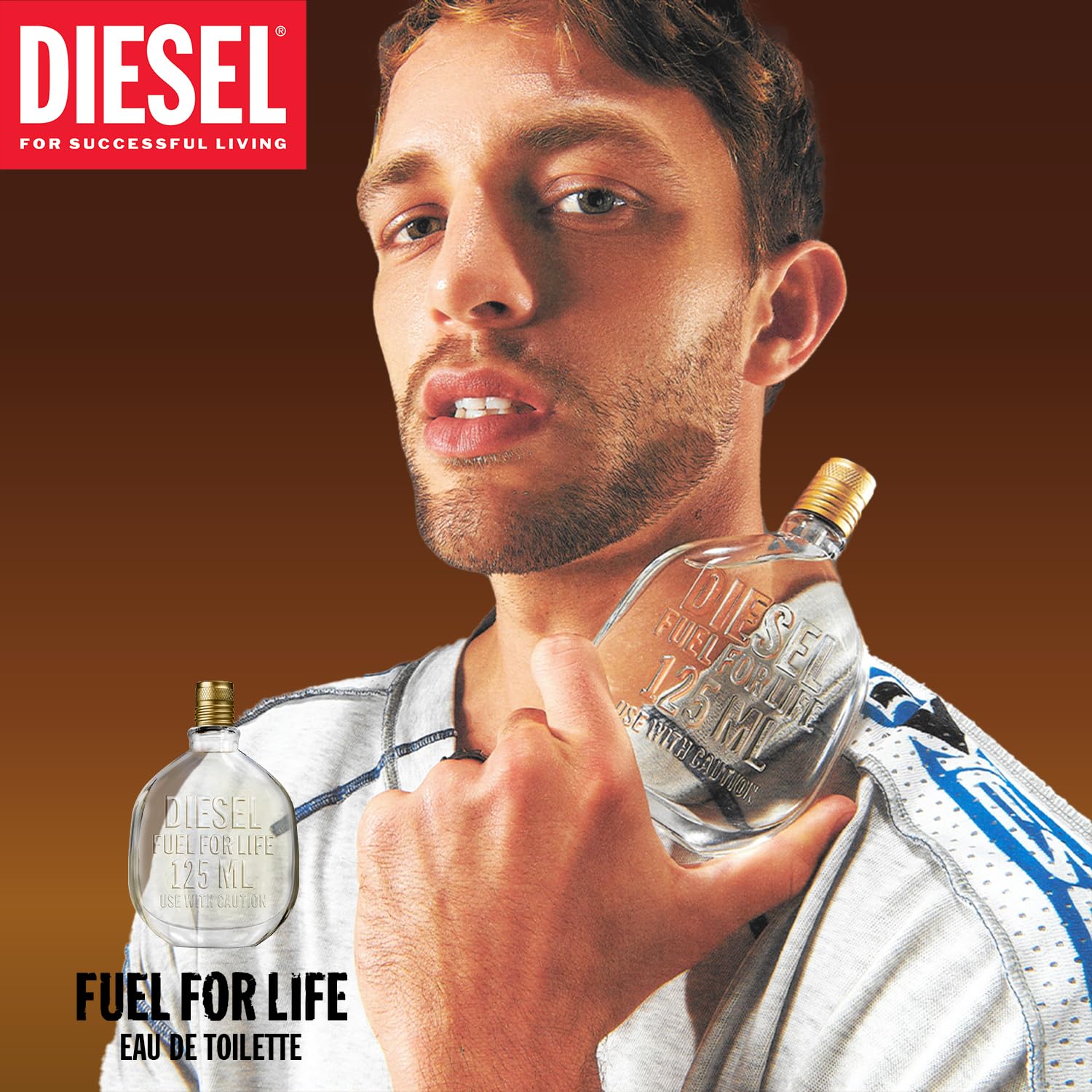 Diesel Fuel For Life, Eau de Toilette & Fragrance Gift Set for Men, Woody and Ambery Scent With Notes of Anise & Lavender