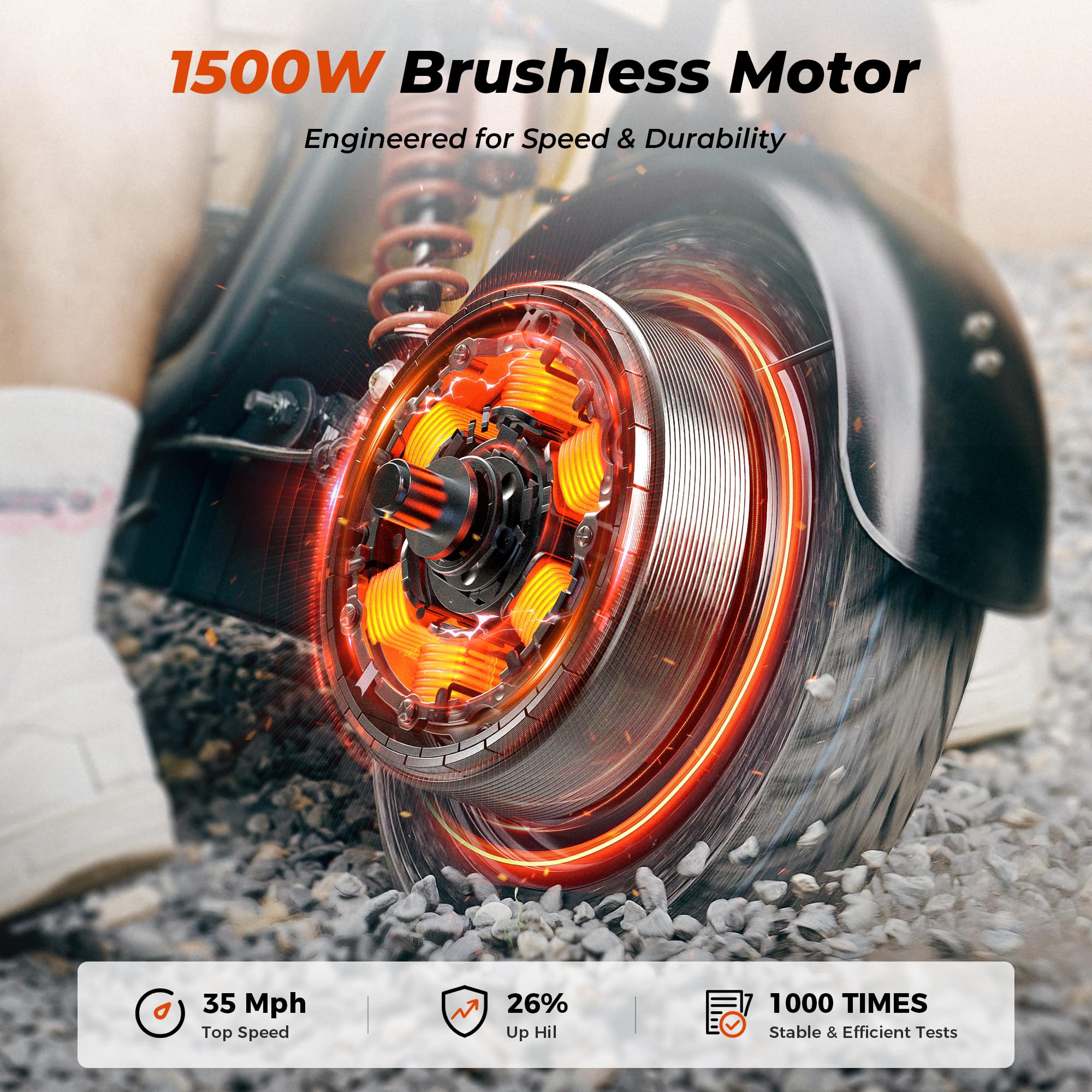 iScooter Adults Electric Scooter with Seat, 1500W Motor, 45 Miles Long Range, 35MPH Top Speed,15"3.0" Vacuum Pneumatic Tires, hydraulic Disc Brake,Dual Suspension, Commuter Escooter with Basket & Bag