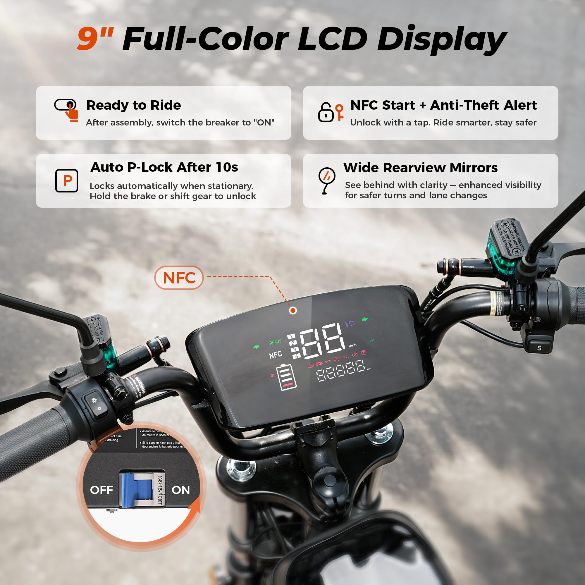 iScooter Adults Electric Scooter with Seat, 1500W Motor, 45 Miles Long Range, 35MPH Top Speed,15"3.0" Vacuum Pneumatic Tires, hydraulic Disc Brake,Dual Suspension, Commuter Escooter with Basket & Bag
