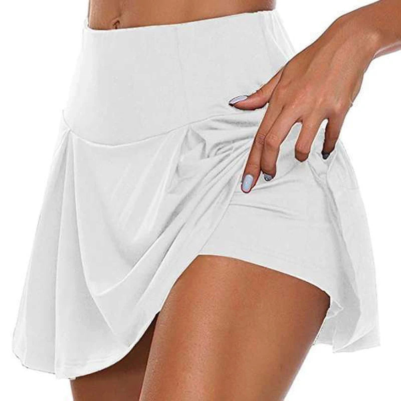 2024 Women Sport Shorts Skirts Summer Breathable Casual Fitness Quick Drying Running Skort Active Athletic Yoga Fitness Skirt