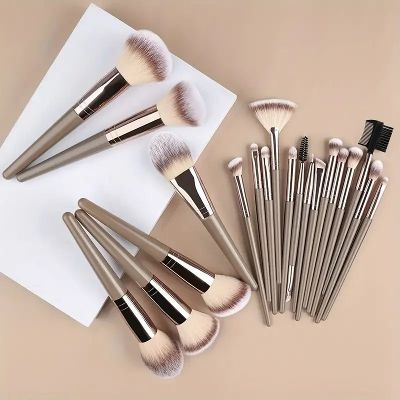 Professional 3-20Pcs Makeup Brushes Set Eyeshadow Blush Highlighter Foundation Concealer Blending Brush Beauty Tool