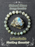 Original Natural Stone Beads Bracelet Men Women Reiki Blue Apatite Lapis Lazuli Amethyst Yellow Tiger Eye Beads Bracelet Jewelry