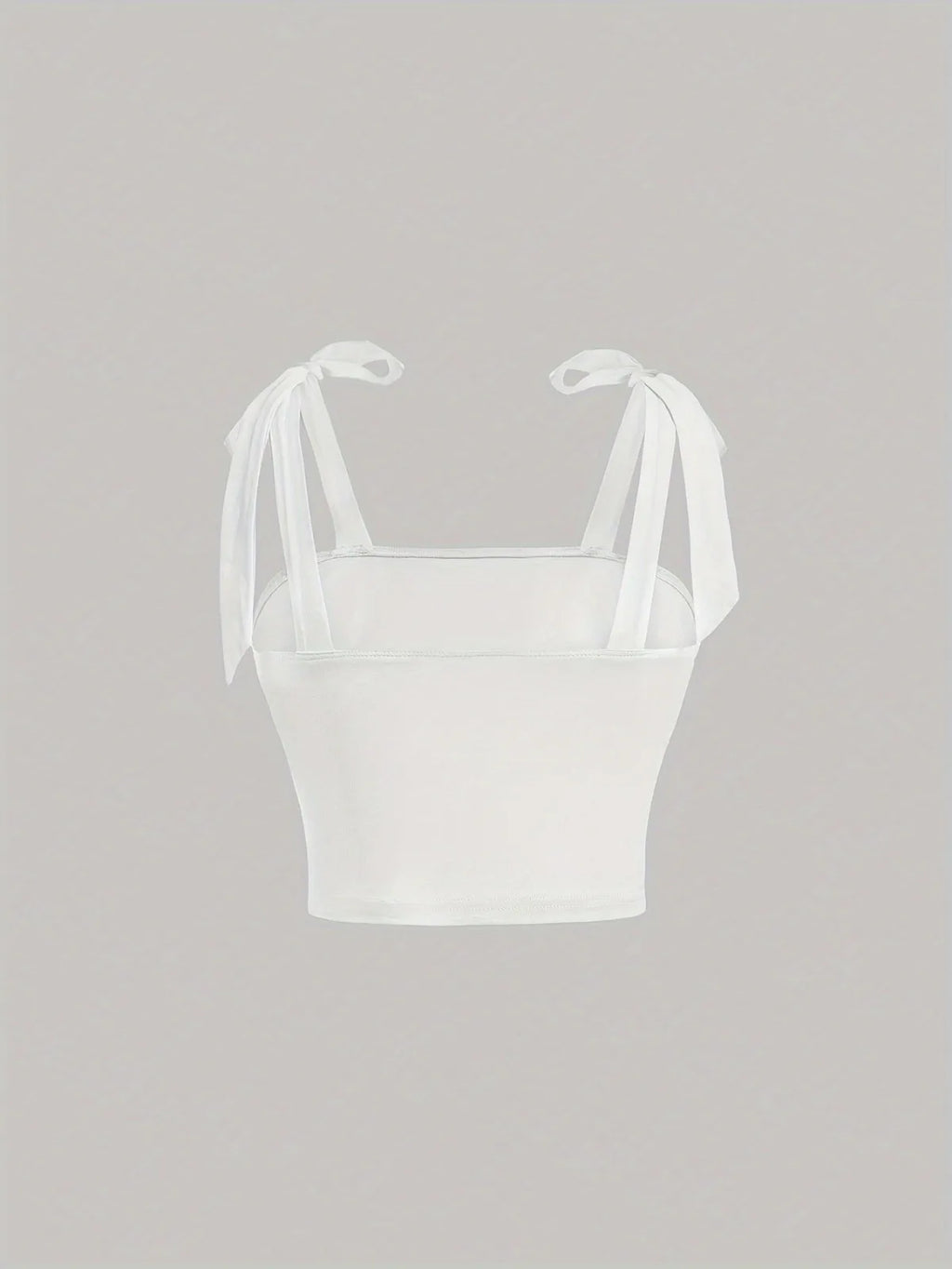 Solid Tie Shoulder Ruched Wide Strap Slim Fit Crop Top for Women Summer 2025 Y2K Clothes Pink Backless Cami Top Streetwear