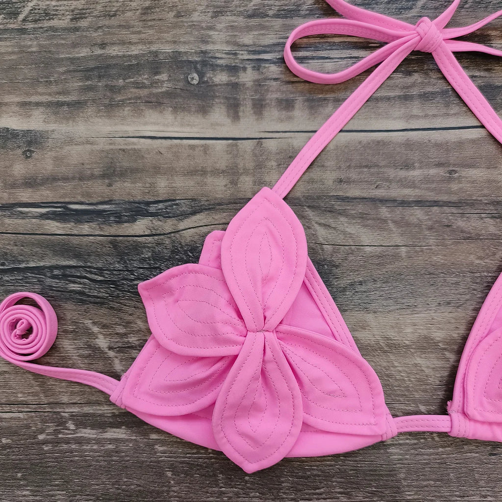 Sexy Print Brazilian Bikini Strappy Two Pieces Bikini Set Women Swimwear Low Wiast Dots Swimsuit Bikinis 2023 conjunto femenino