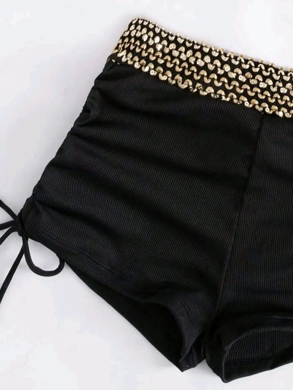 Bandeau Bikinis 2026 Women Black Swimsuit Sexy High Waist Swimwear Female Swimming Bathing Swim Suit Solid Beachwear Summer