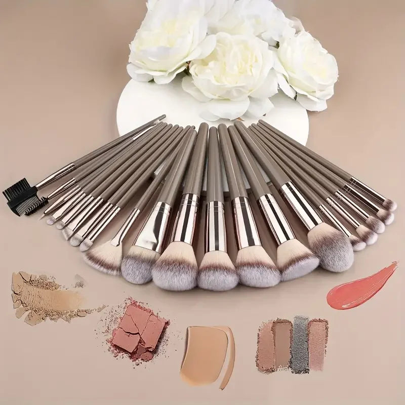 Professional 3-20Pcs Makeup Brushes Set Eyeshadow Blush Highlighter Foundation Concealer Blending Brush Beauty Tool