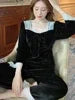 Velvet Pajama Sets Women Sweet Lace Aesthetic Chic Sleepwear Retro French Style Elegant Feminine Autumn Winter Cozy Home Pajamas