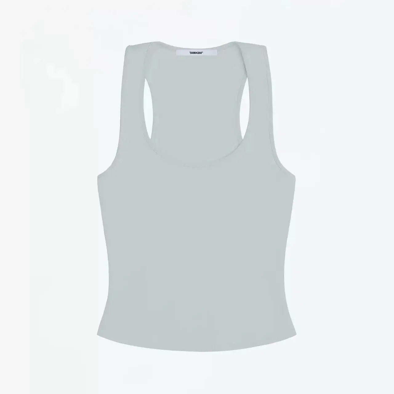 ank air summer top with solid color, black and white powder, wide shoulder strap, I-shaped tank top, women's sports, daily wear