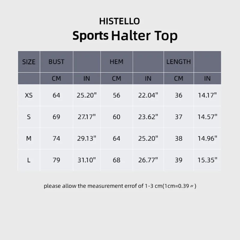 HISTELLO Impact Halter Top Women Backless Push Up Seamless High Support Bust Lift Slim Fit Gym Pilates Fitness Sports Vest