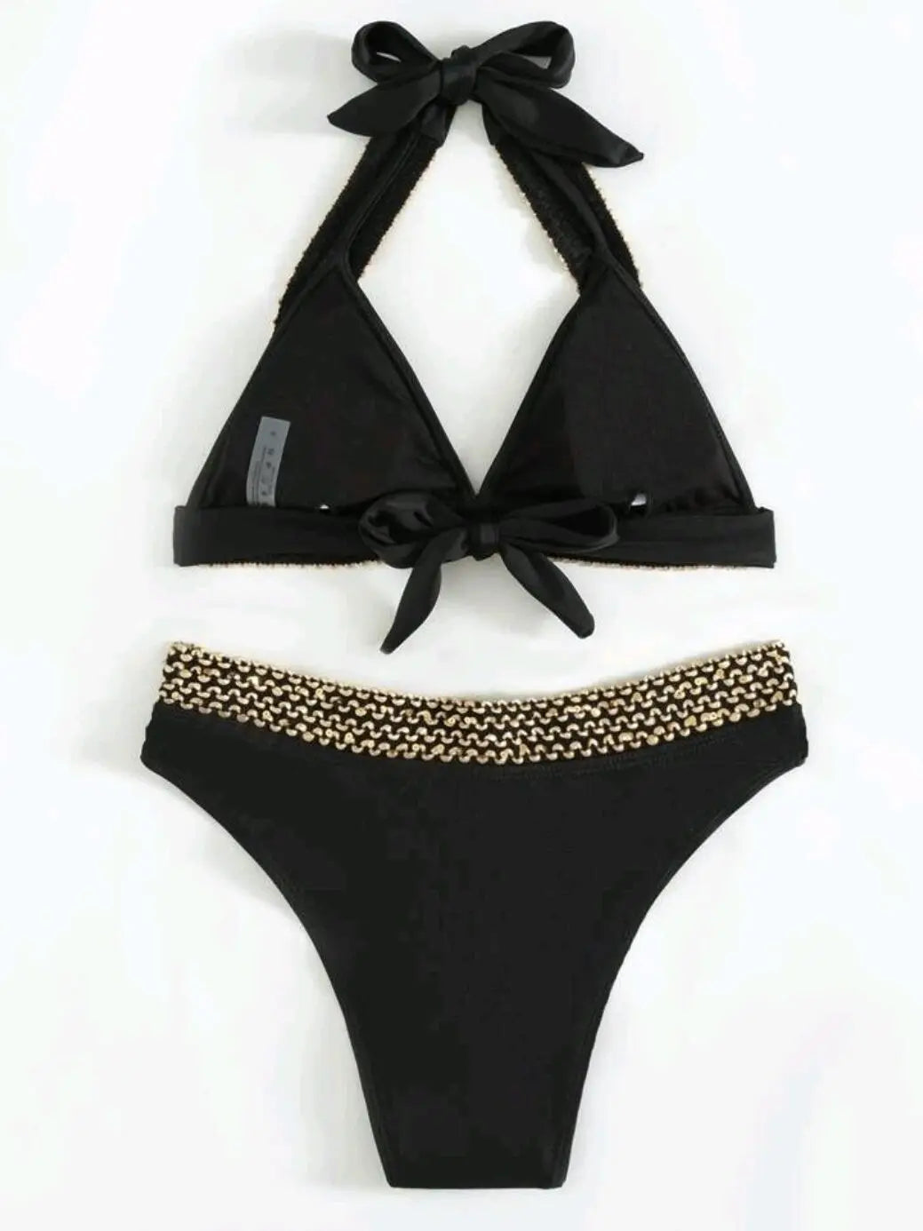 Bandeau Bikinis 2026 Women Black Swimsuit Sexy High Waist Swimwear Female Swimming Bathing Swim Suit Solid Beachwear Summer