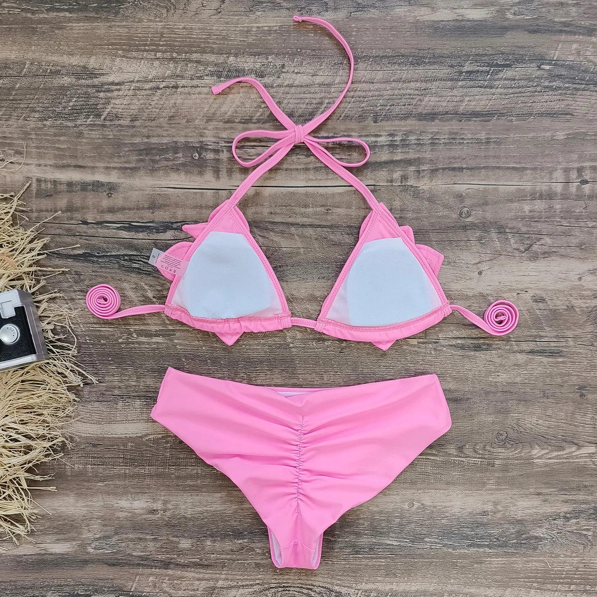 Sexy Print Brazilian Bikini Strappy Two Pieces Bikini Set Women Swimwear Low Wiast Dots Swimsuit Bikinis 2023 conjunto femenino