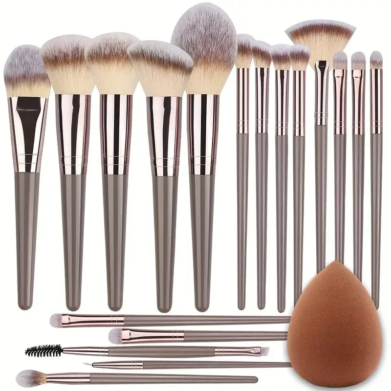 Professional 3-20Pcs Makeup Brushes Set Eyeshadow Blush Highlighter Foundation Concealer Blending Brush Beauty Tool