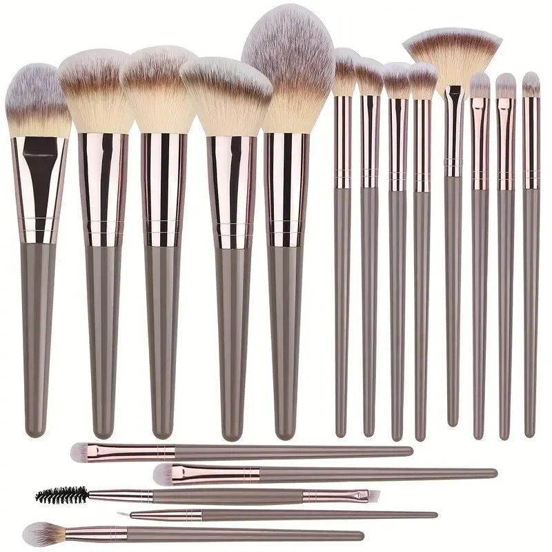 Professional 3-20Pcs Makeup Brushes Set Eyeshadow Blush Highlighter Foundation Concealer Blending Brush Beauty Tool