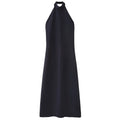 HXAO Women's Blue Halter Dress Summer Woman 2025 Elegant Party Prom Evening Dresses Ruffled Backless Long Dress Fashion Vestidos