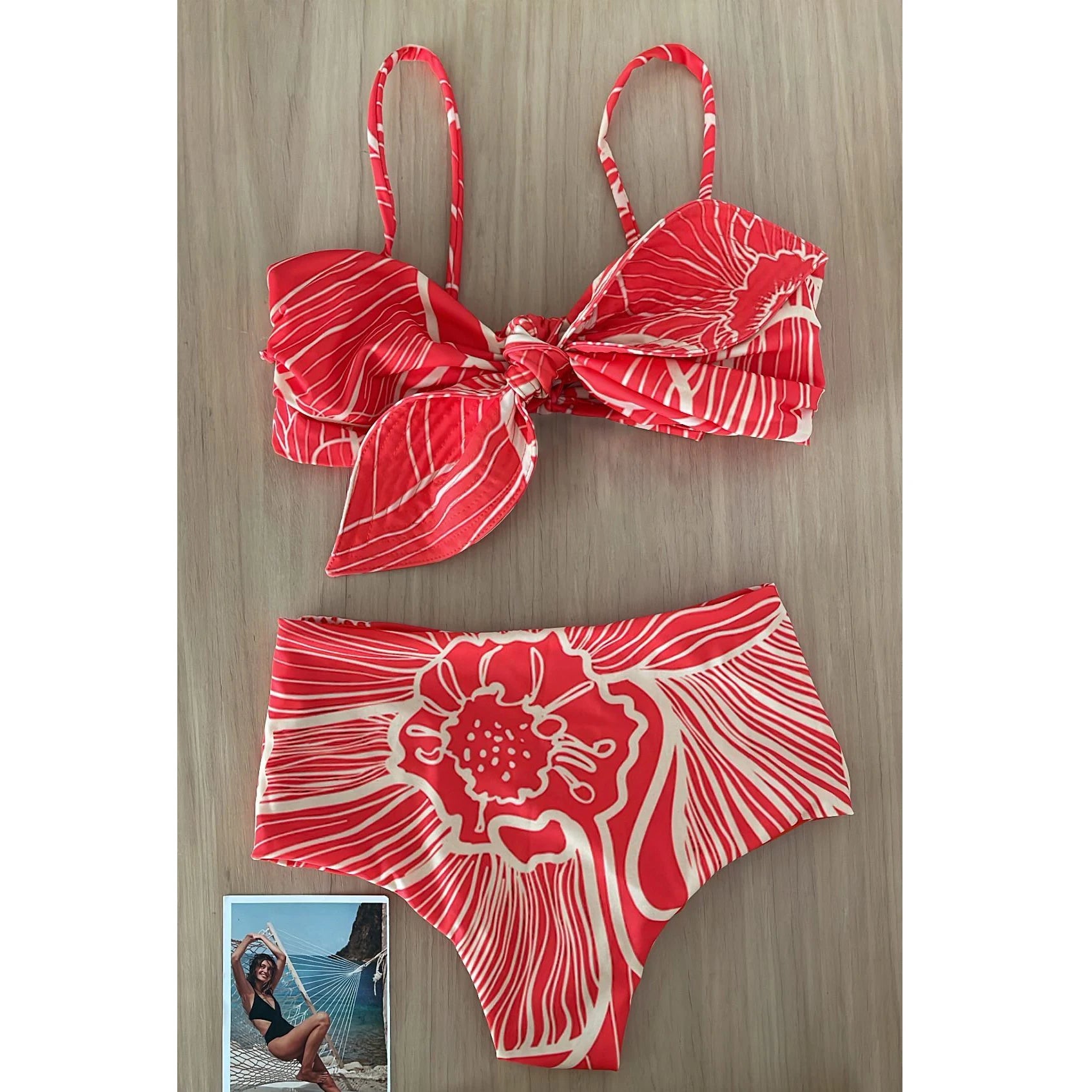 Sexy Print Brazilian Bikini Strappy Two Pieces Bikini Set Women Swimwear Low Wiast Dots Swimsuit Bikinis 2023 conjunto femenino