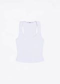 ank air summer top with solid color, black and white powder, wide shoulder strap, I-shaped tank top, women's sports, daily wear