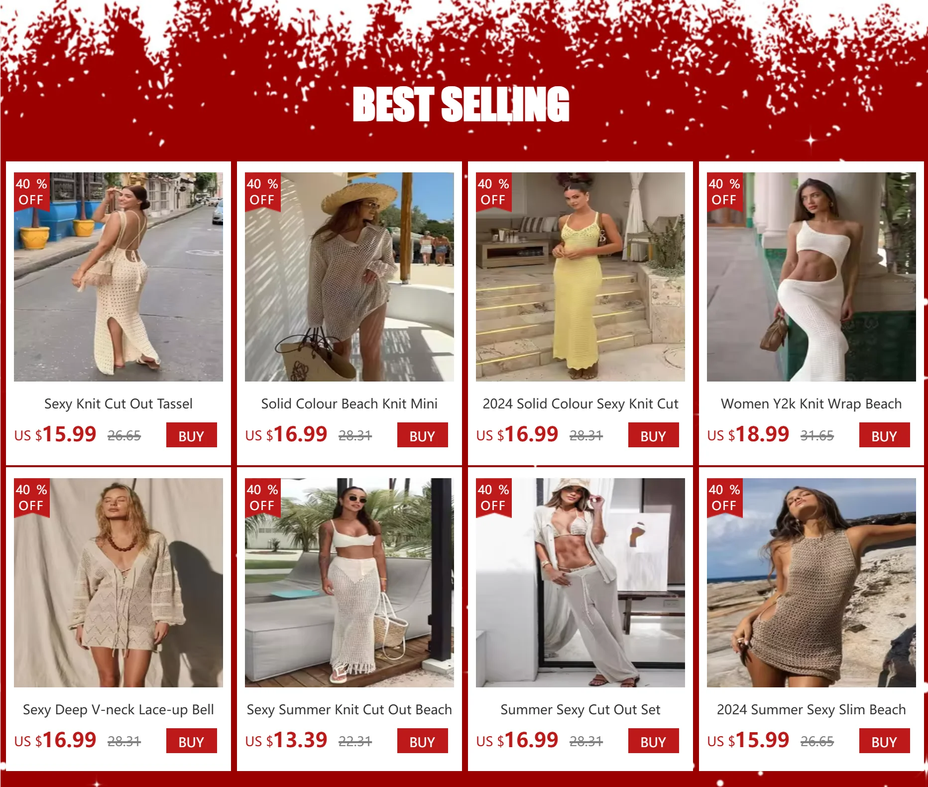 Sexy Knit Halter V Neck Slit Beach Maxi Dress For Women 2026 Chic Button Cut Out Backless Party Dresses Swimwear Cover Up A3151