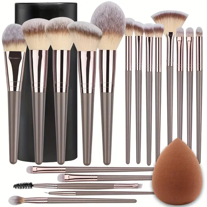 Professional 3-20Pcs Makeup Brushes Set Eyeshadow Blush Highlighter Foundation Concealer Blending Brush Beauty Tool