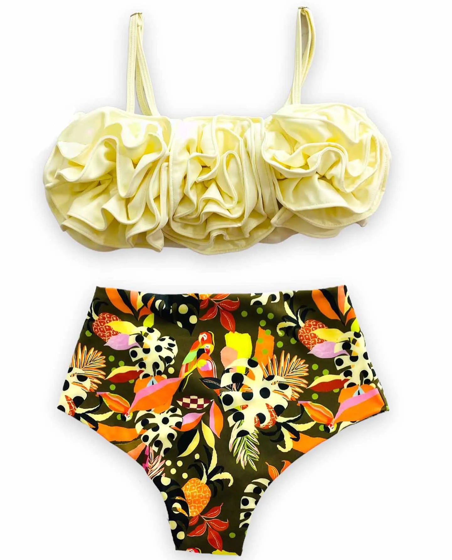 Sexy Print Brazilian Bikini Strappy Two Pieces Bikini Set Women Swimwear Low Wiast Dots Swimsuit Bikinis 2023 conjunto femenino