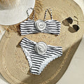 2024 Black Pink Flower Swimwear With Beach Dress Women Swimsuit Monokini Bodysuit Sexy Bathing Suit Beachwear Summer Suit