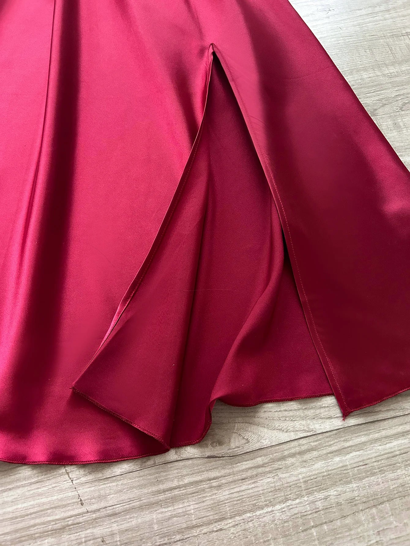 New Sexy Women's Nightgown with Lace V Neck long halter dress Side Slit Backless Elegant and Fashionable Sleepwear for Home Use